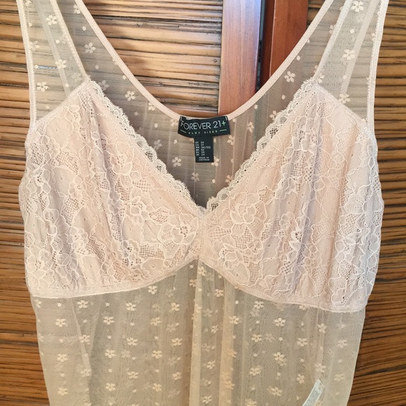 Forever 21+ Nude Knit Bodysuit Size 3x - Picture 3 of 3